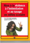 Non à la violence, à l'intimidation et au taxage en milieu scolaire vignette